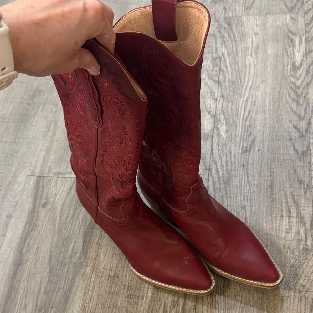 Red Cowgirl Boots